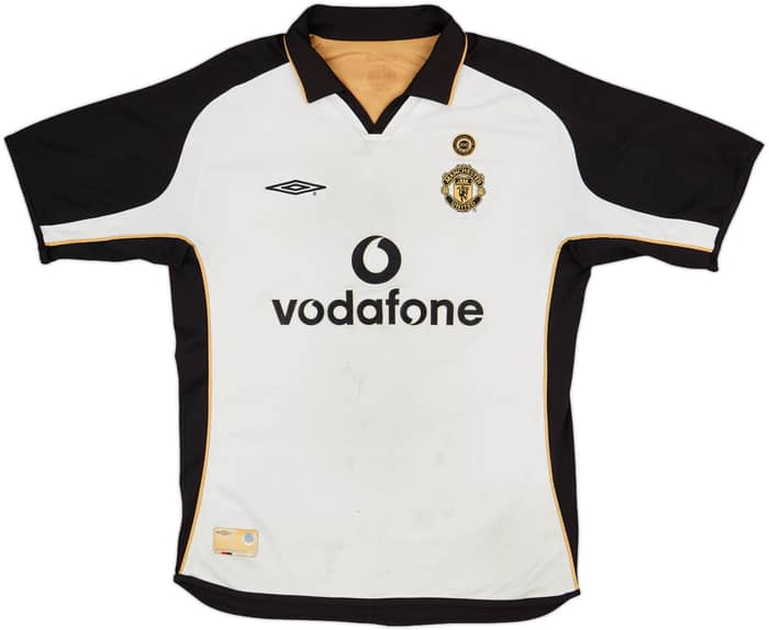 2001-02 Manchester United Centenary Away/Third Shirt Beckham #7 - 5/10 - (L)
