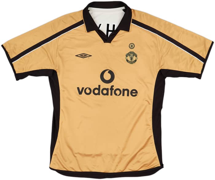 2001-02 Manchester United Centenary Away/Third Shirt Beckham #7 - 5/10 - (L)