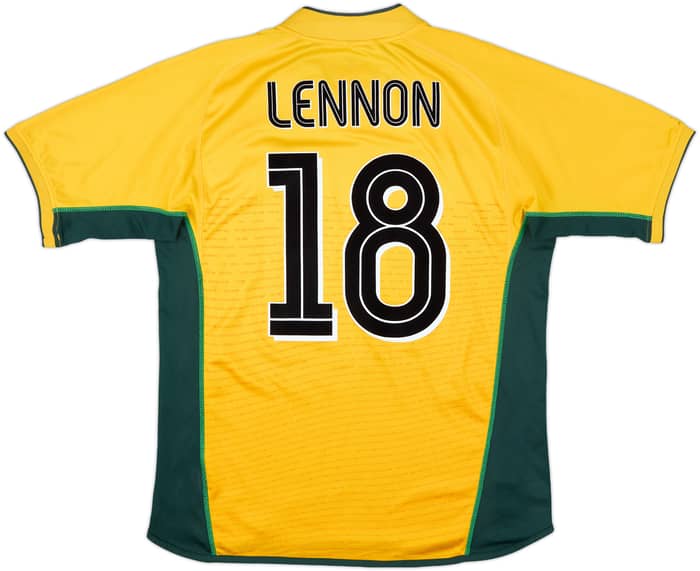 2002-03 Celtic Away Shirt Lennon #18 - 7/10 - (M)