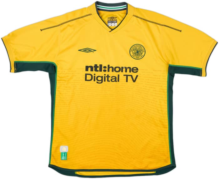 2002-03 Celtic Away Shirt Lennon #18 - 7/10 - (M)