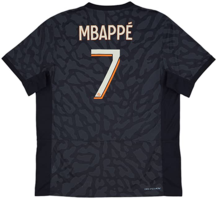 2023-24 Paris Saint-Germain Authentic Third Shirt Mbappe #7 (XL)