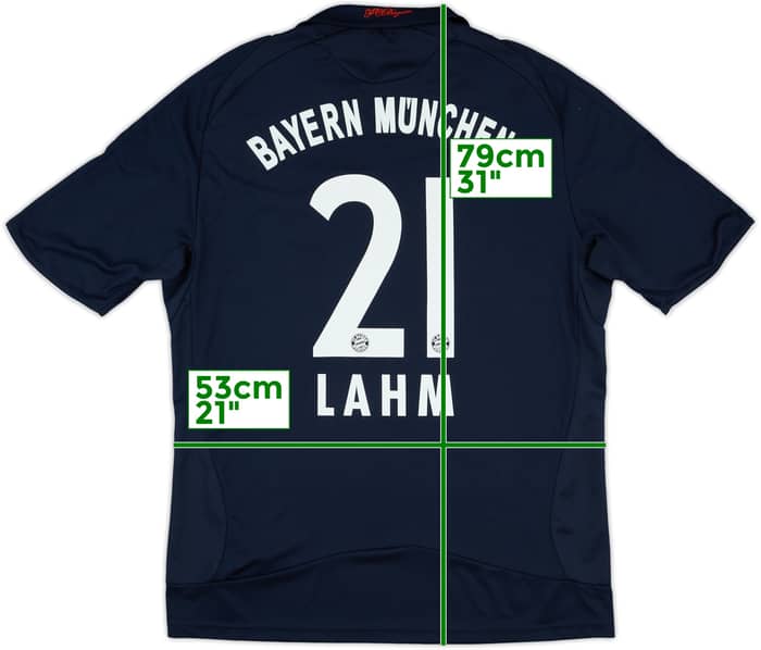 2008-09 Bayern Munich Away Shirt Lahm #21 - 7/10 - (L)