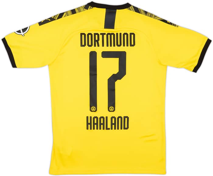 2019-20 Borussia Dortmund Home Shirt Haaland #17 - 8/10 - (S)