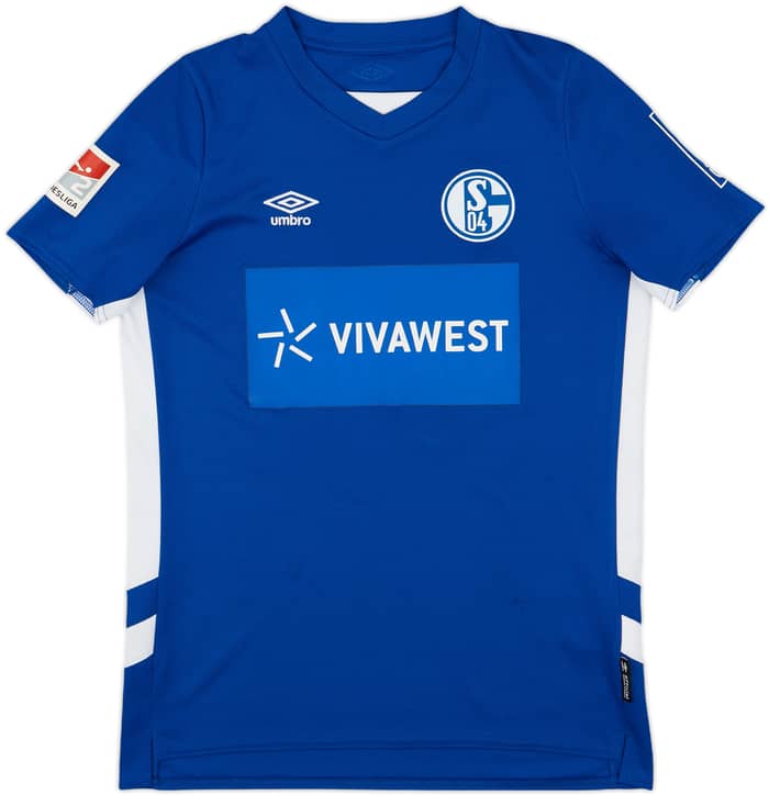 2021-22 Schalke Home Shirt Sane #26 - 7/10 - (XL.Boys)