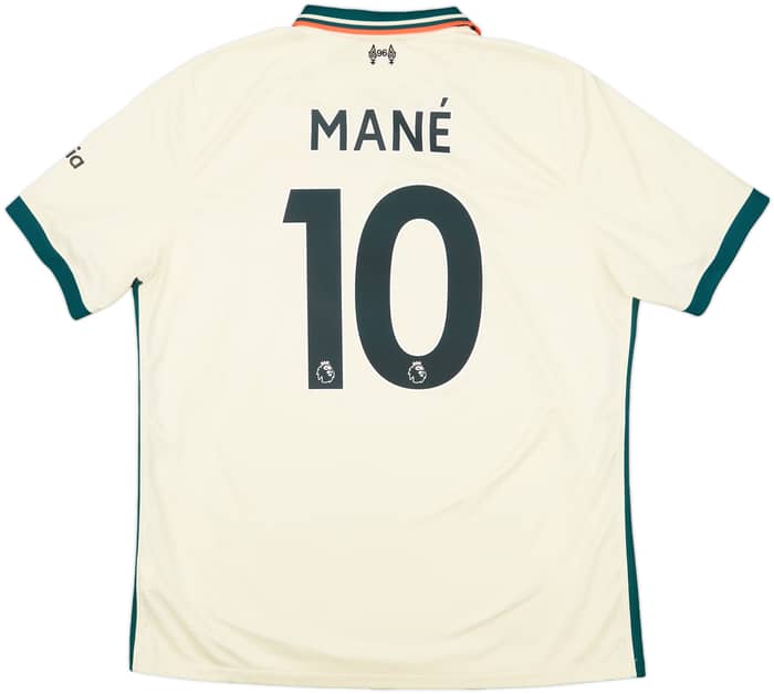2021-22 Liverpool Away Shirt Mane #10 - 9/10 - (XL)