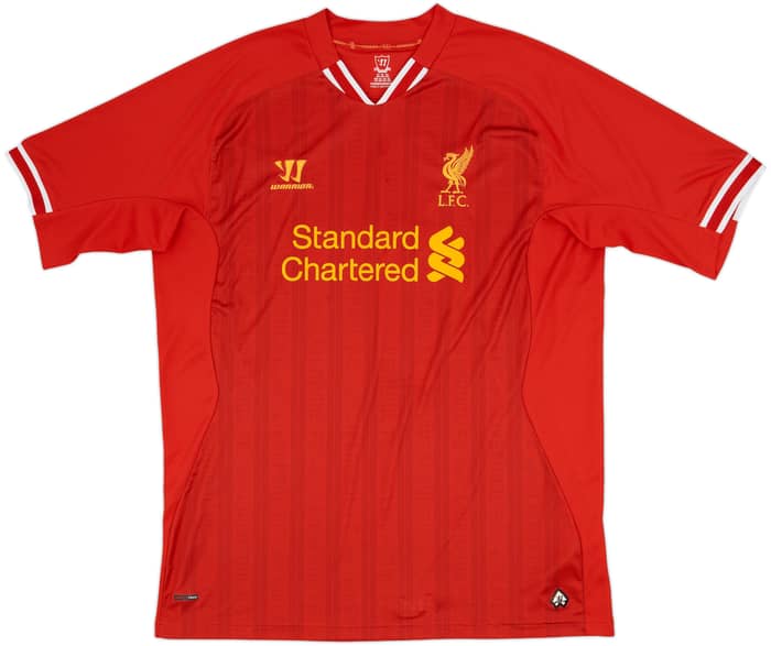 2013-14 Liverpool Home Shirt Gerrard #8 - 9/10 - (3XL)