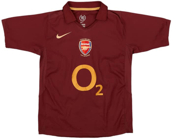 2005-06 Arsenal Home Shirt - 8/10 - (S.Boys)
