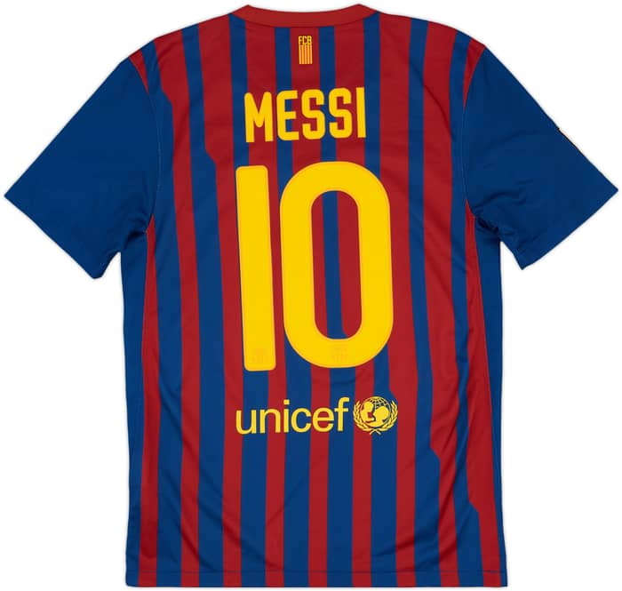 2011-12 Barcelona Home Shirt Messi #10 - 9/10 - (S)