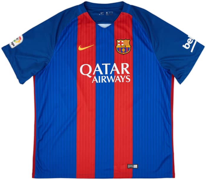 2016-17 Barcelona Home Shirt Messi #10 - 8/10 - (XXL)
