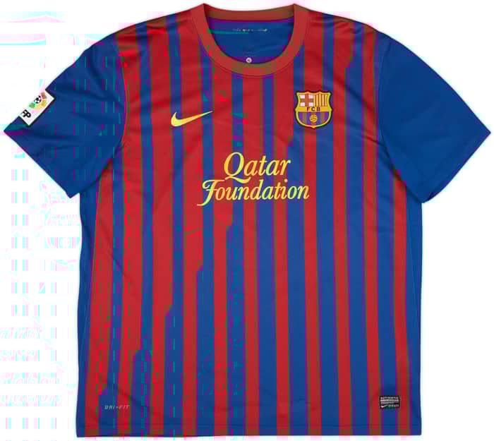 2011-12 Barcelona Home Shirt A.Iniesta #8 - 8/10 - (XL)