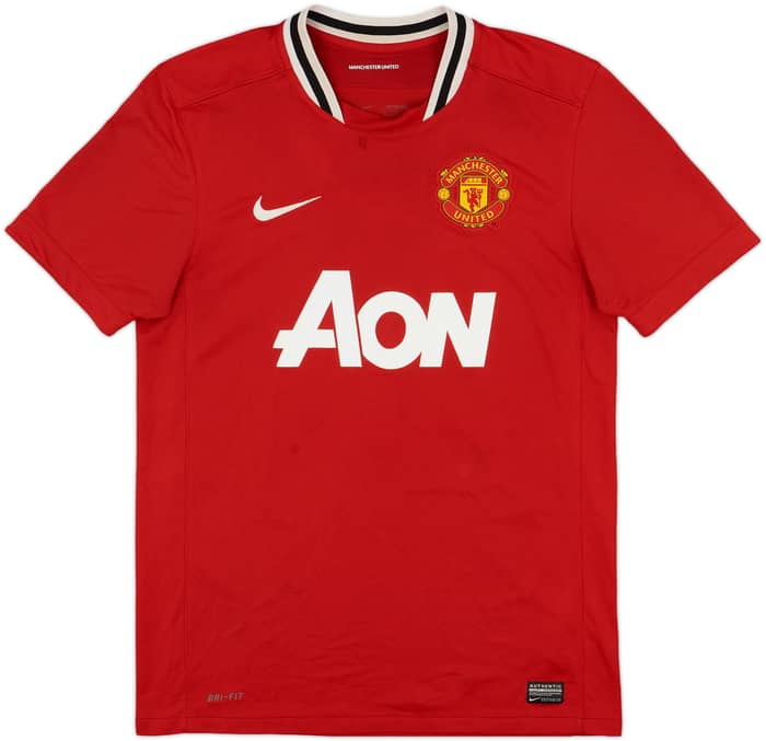 2011-12 Manchester United Home Shirt Rooney #10 - 4/10 - (M)