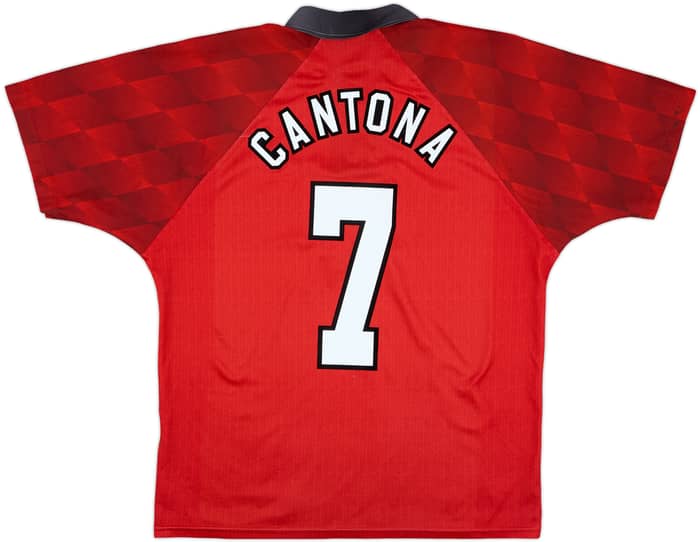 1996-98 Manchester United Home Shirt Cantona #7 - 6/10 - (L)