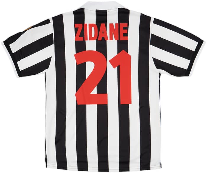 1998-99 Juventus Home Shirt Zidane #21 - 8/10 - (M)