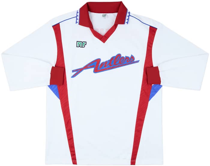 1992-93 Kashima Antlers Away L/S Shirt - 8/10 - (L)