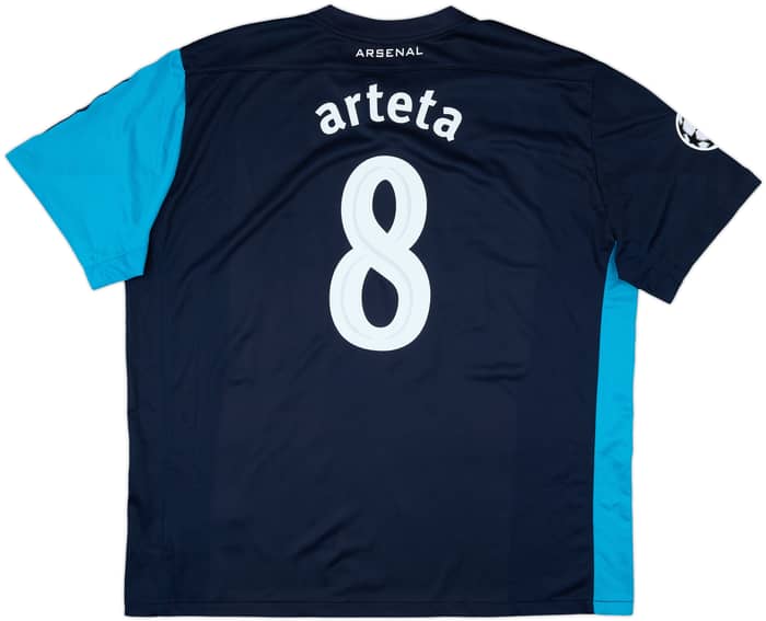 2011-12 Arsenal Away Shirt Arteta #8 - 7/10 - (XXL)