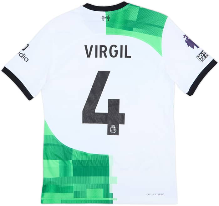 2023-24 Liverpool Authentic Away Shirt Virgil #4 (M)