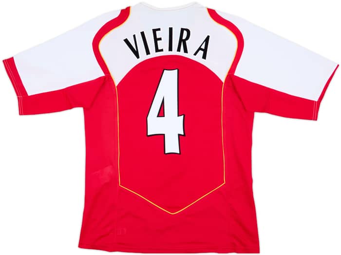 2004-05 Arsenal Home Shirt Vieira #4 - 8/10 - (M)