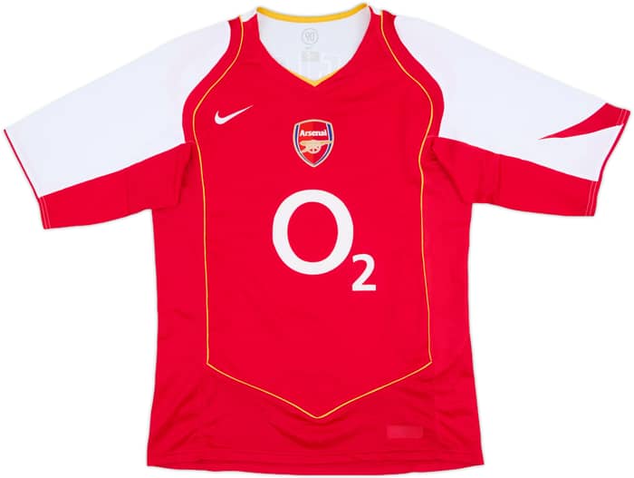 2004-05 Arsenal Home Shirt Vieira #4 - 8/10 - (M)