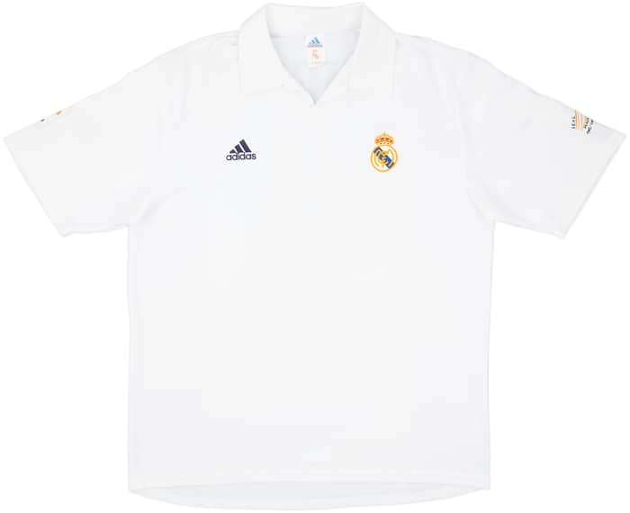 2001 Real Madrid Home Shirt Figo #10 - 9/10 - (XL)