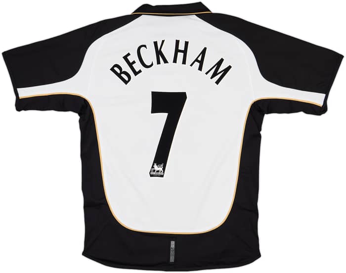 2001-02 Manchester United Centenary Away/Third Shirt Beckham #7 - 9/10 - (M)