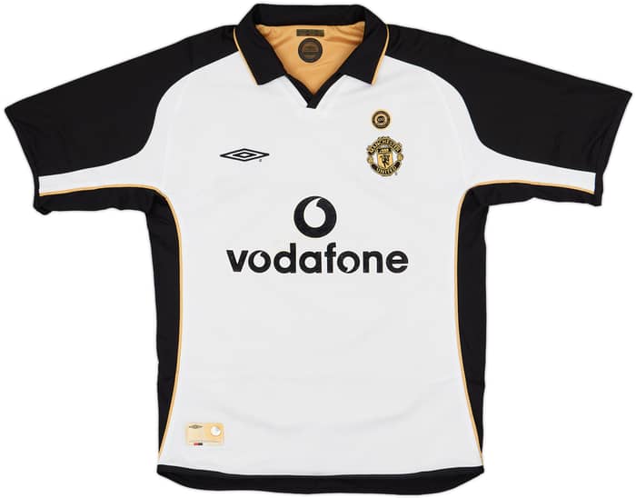 2001-02 Manchester United Centenary Away/Third Shirt Beckham #7 - 9/10 - (M)