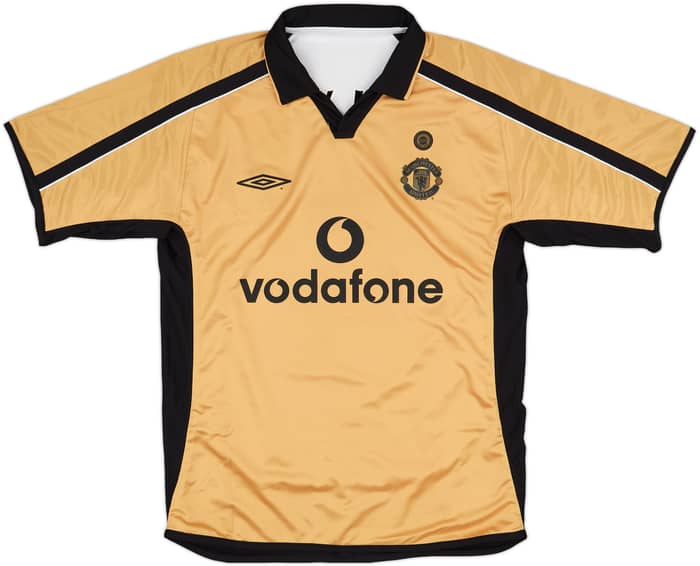 2001-02 Manchester United Centenary Away/Third Shirt Beckham #7 - 9/10 - (M)