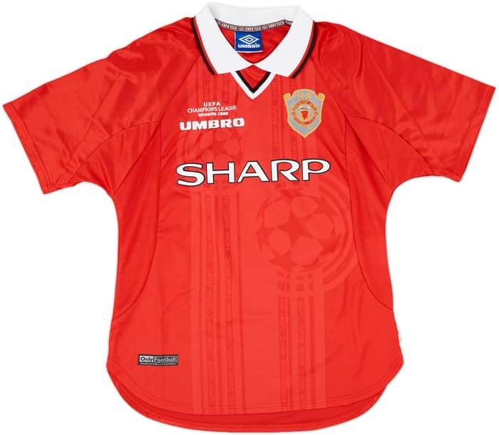 1999-00 Manchester United 'CL Winners' Shirt Beckham #7 - 9/10 - (M)
