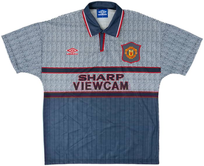 1995-96 Manchester United Away Shirt Cantona #7 - 9/10 - (M)