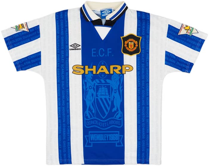 1994-96 Manchester United Third Shirt Cantona #7 - 7/10 - (M)