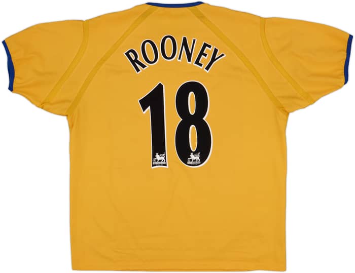 2003-04 Everton Away Shirt Rooney #18 - 7/10 - (XXL)