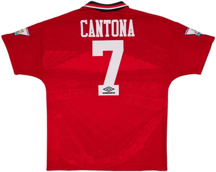 1994-96 Manchester United Home Shirt Cantona #7 - 7/10 - (L)