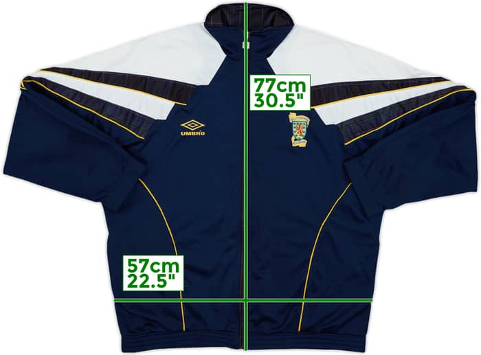 1996-98 Scotland Umbro Track Jacket - 7/10 - (M)
