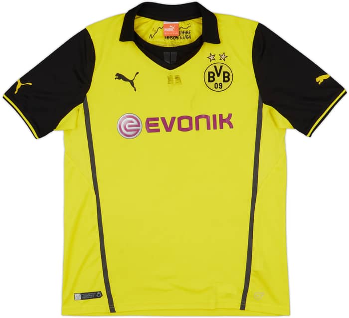 2013-14 Dortmund CL Home Shirt - 4/10 - (XL.Boys)