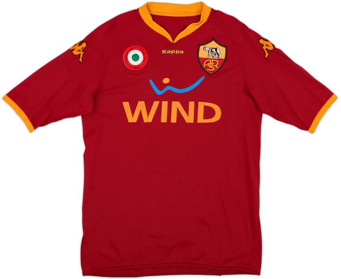 2007-08 Roma Home Shirt Totti #10 - 7/10 - (XXL)