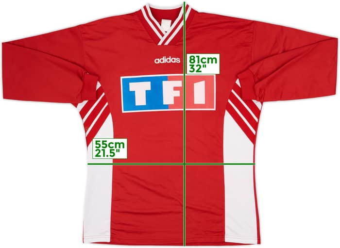 1990s Coupe de France Home Shirt #10 - 8/10 - (XL)