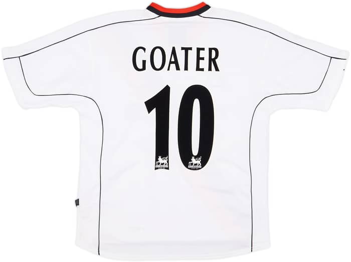 2002-03 Manchester City Away Shirt Goater #10 - 8/10 - (M)