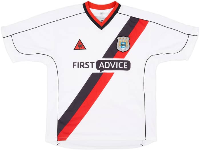 2002-03 Manchester City Away Shirt Goater #10 - 8/10 - (M)