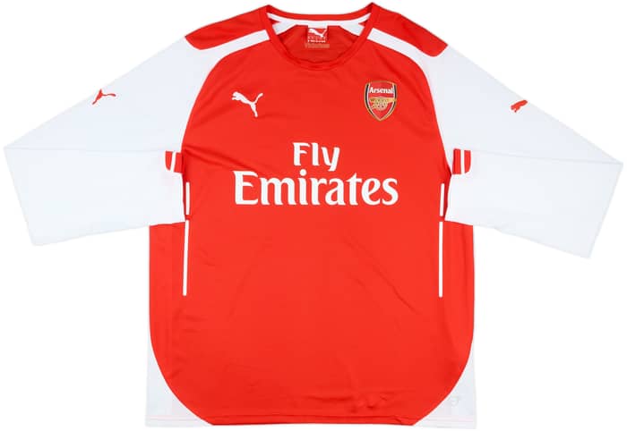 2014-15 Arsenal Home L/S Shirt Ozil #11 - 8/10 - (XL)