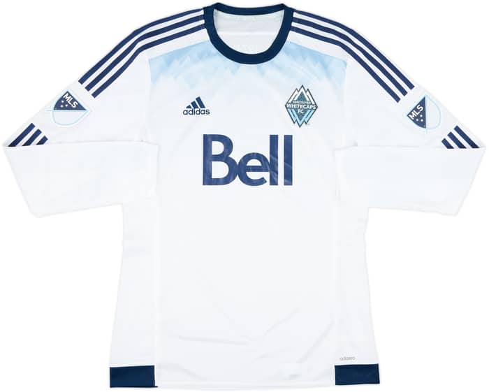 2015 Vancouver Whitecaps Authentic Home L/S Shirt - 7/10 - (L)