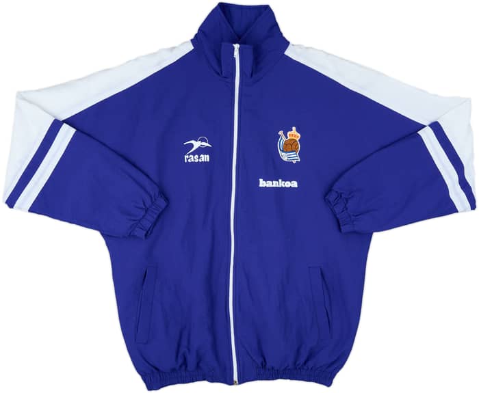 1993-94 Real Sociedad Rasan Track Jacket - 8/10 - (L)