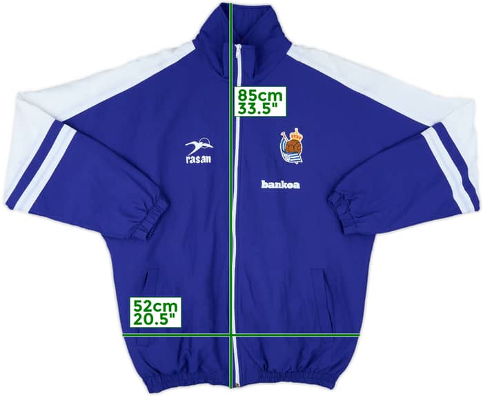 1993-94 Real Sociedad Rasan Track Jacket - 8/10 - (L)
