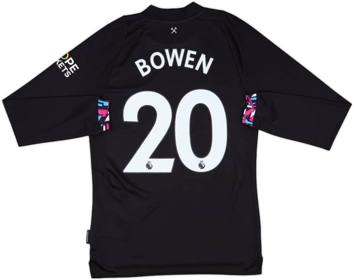 2022-23 West Ham United Away L/S Shirt Bowen #20 - 8/10 - (S)