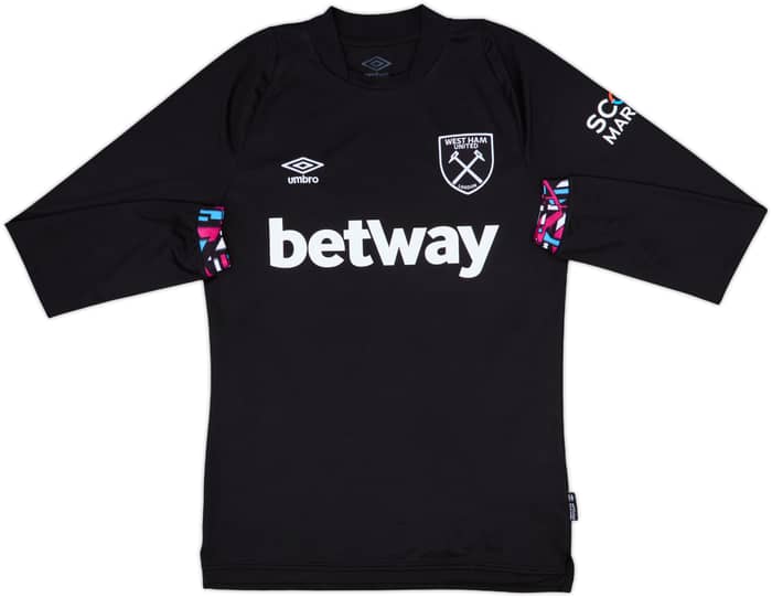 2022-23 West Ham United Away L/S Shirt Bowen #20 - 8/10 - (S)