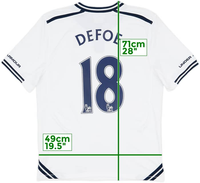 2013-14 Tottenham Home Shirt Defoe #18 - 7/10 - (M)