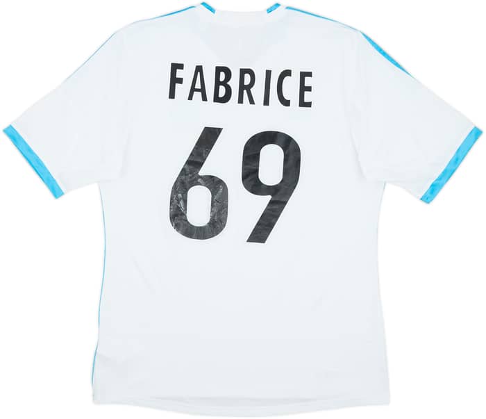 2013-14 Olympique Marseille Home Shirt Fabrice #69 - 6/10 - (L)
