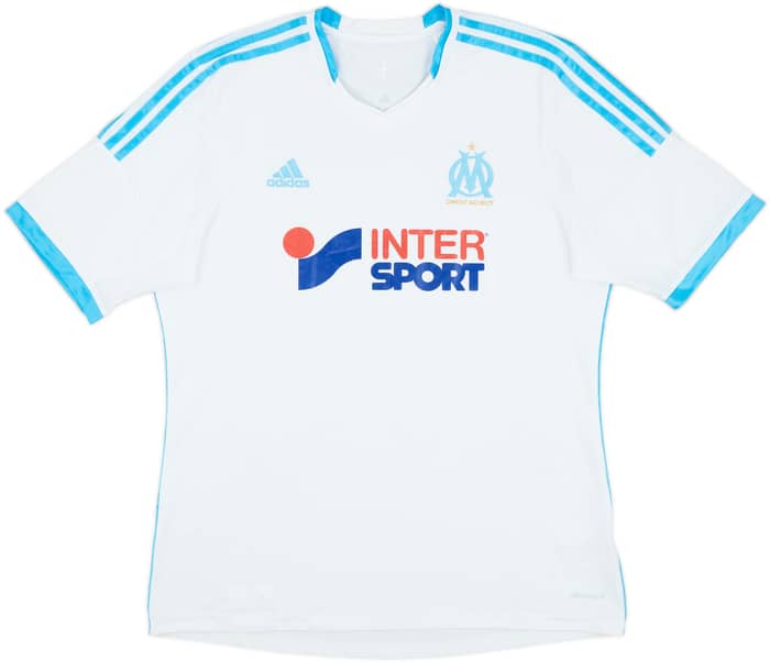 2013-14 Olympique Marseille Home Shirt Fabrice #69 - 6/10 - (L)