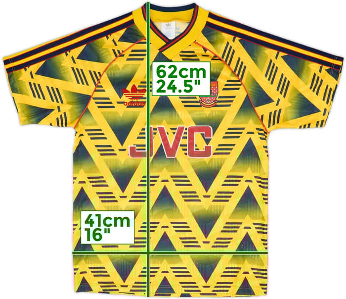 1991-93 Arsenal Away Shirt - 8/10 - (S)