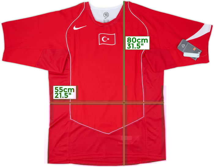 2004-06 Turkey Home Shirt (L)