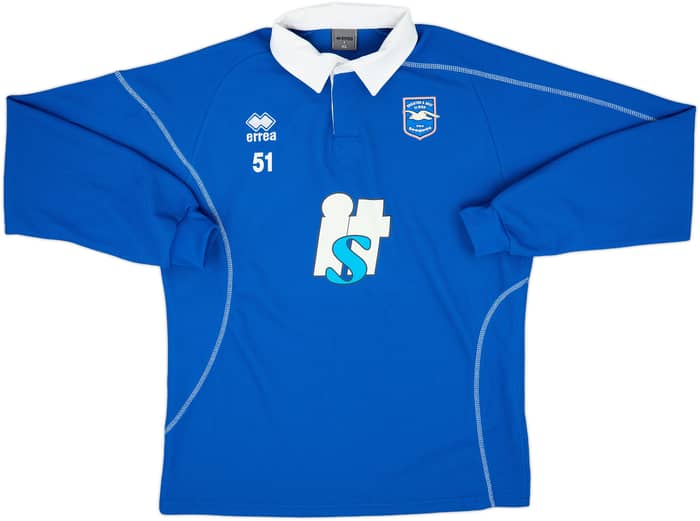 2008-09 Brighton Player Issue Errea Training L/S Shirt #51 - 9/10 - (XL)