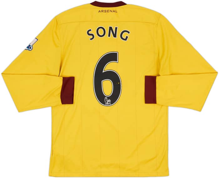 2010-13 Arsenal Away L/S Shirt Song #6 - 5/10 - (S)